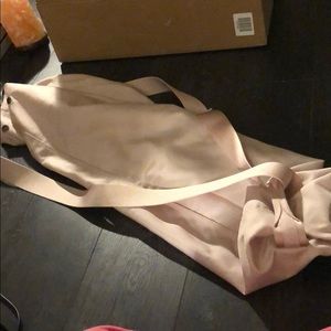 Lululemon yoga mat bag light pink